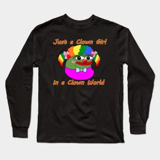 Honkler the Clown Girl Long Sleeve T-Shirt